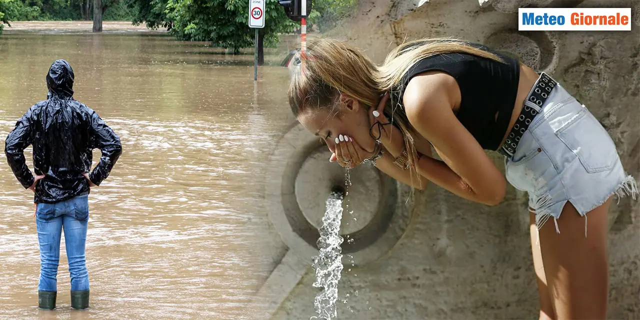 Da un eccesso METEO all'altro: dal super caldo al super MALTEMPO