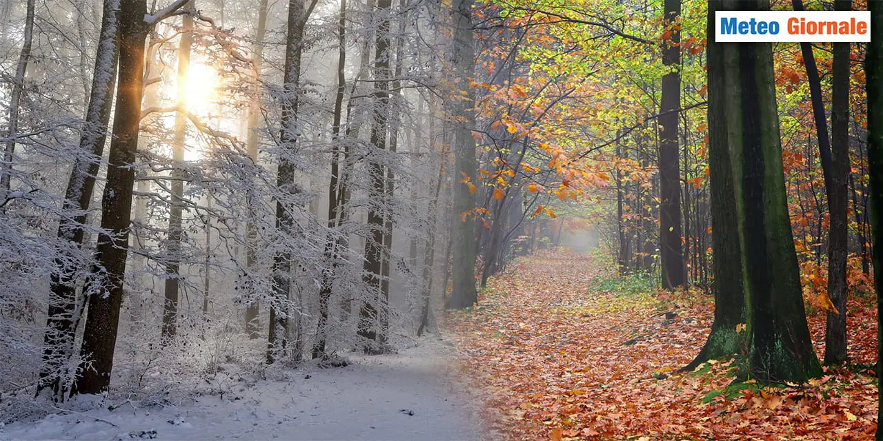 Il sogno meteo dorato della NEVE Autunnale