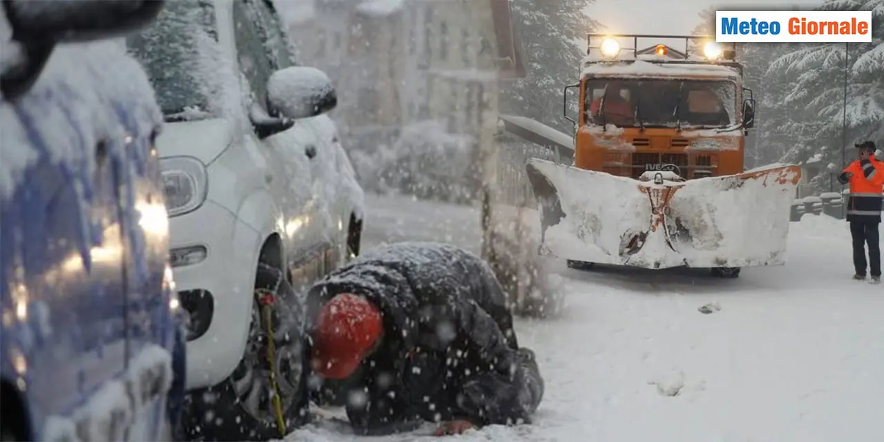 Fulminea partenza dell'INVERNO, con quel meteo non si scherza