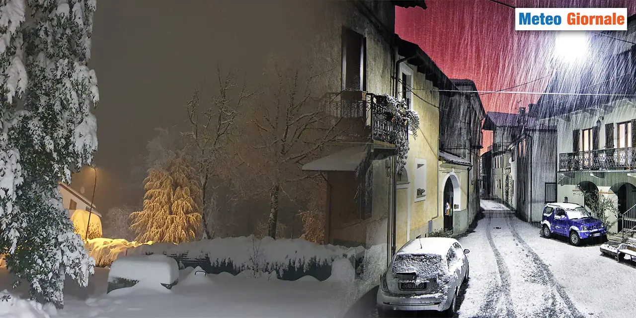 Ancora NEVE a bassa quota, stavolta nel meteo di DICEMBRE