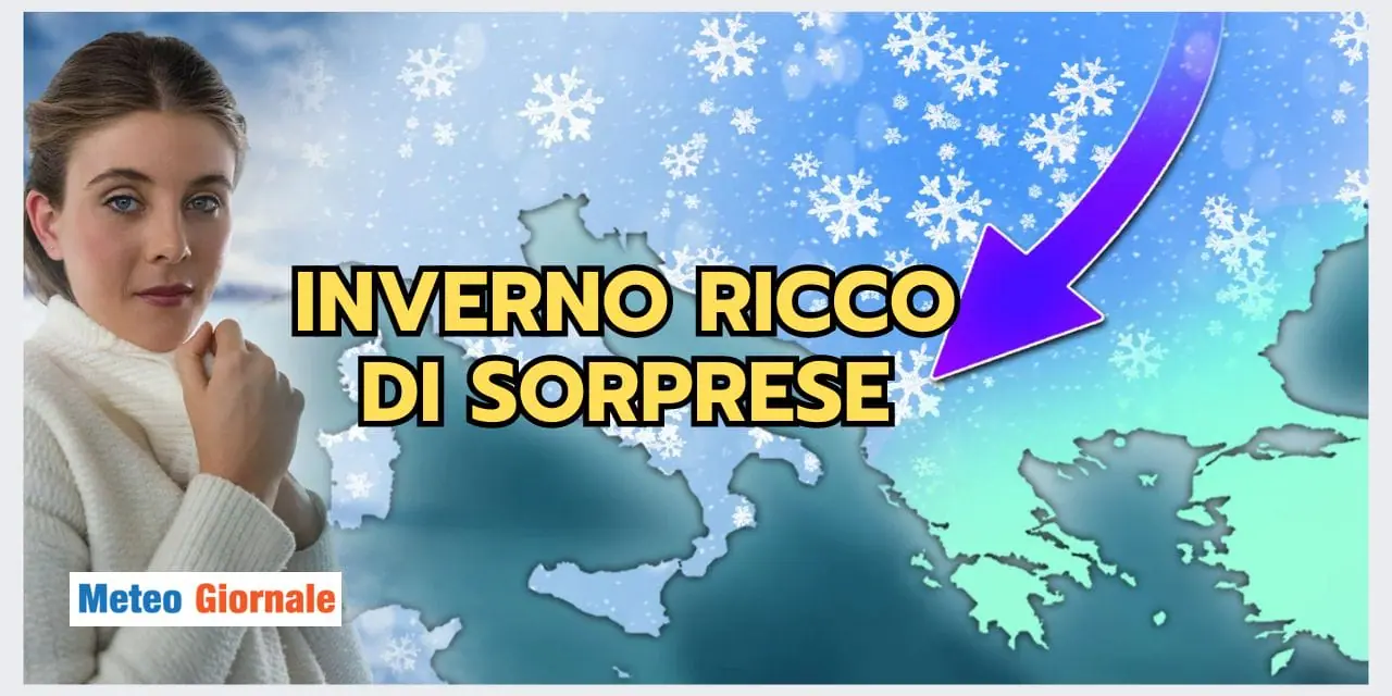 Meteo: inverno RIGIDO, con possibili neve e piogge abbondanti