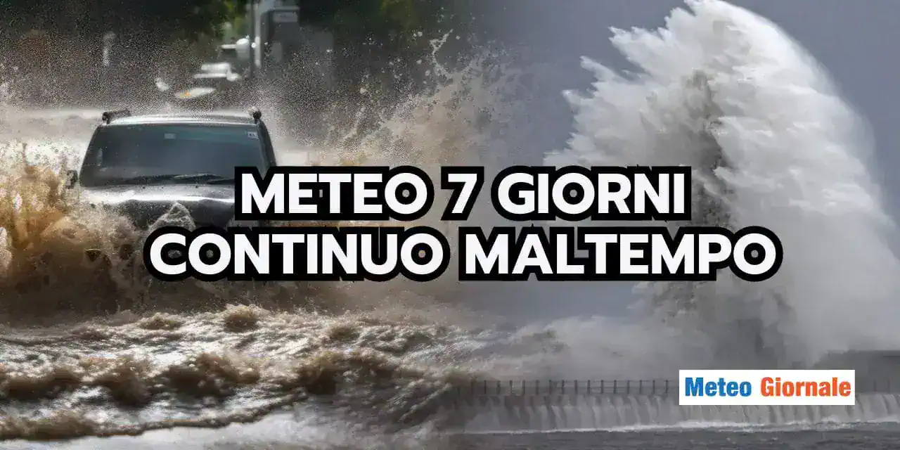 Meteo 7 giorni: Autunno a GONFIE VELE