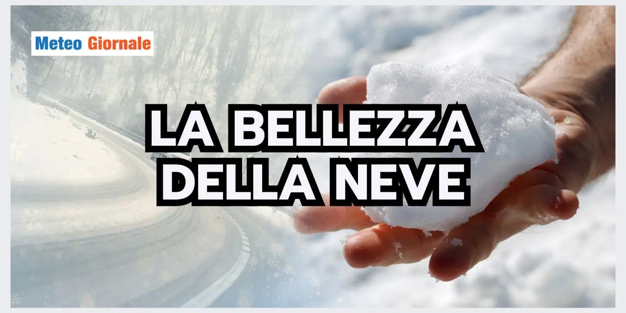 Meteo: il poema della NEVE. Che piaccia o no, lascia INCANTATI