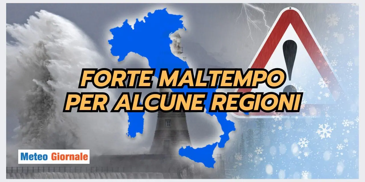 Meteo: Imminente Maltempo sul Tirreno, ecco le zone più colpite dalla pioggia