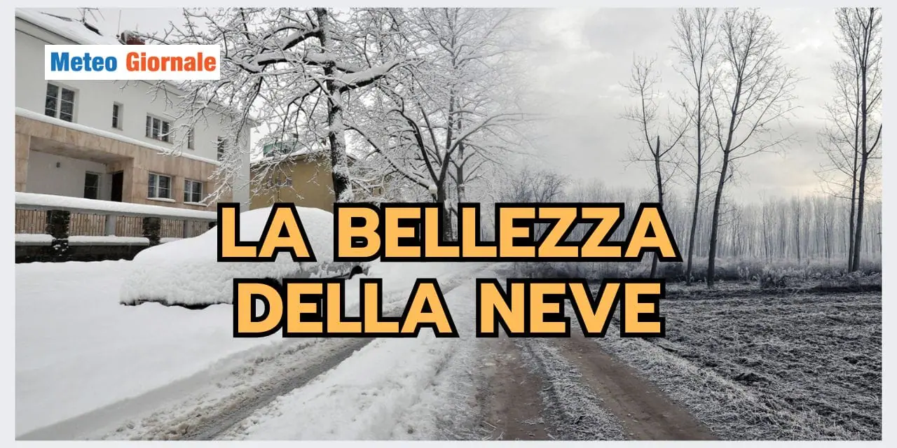 NEVE: uno dei parametri meteo più INCANTEVOLI