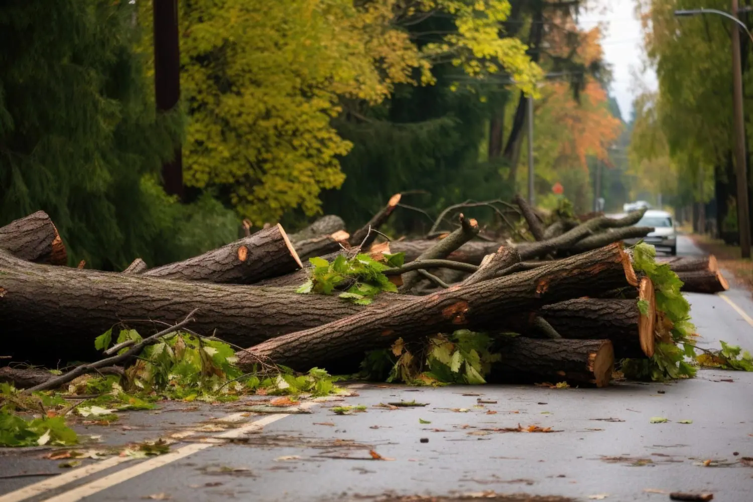 Maltempo fa cadere alberi su auto a Contesse-strada chiusa a Giampilieri