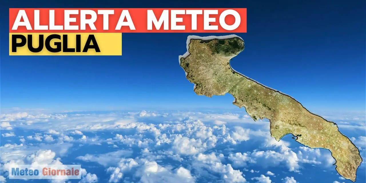 Allerta maltempo in Puglia: vento forte e burrasca in arrivo
