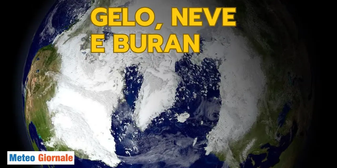 Lo scatenarsi del Buran, il Gelo della Siberia sino in Europa: aggravante El Niño