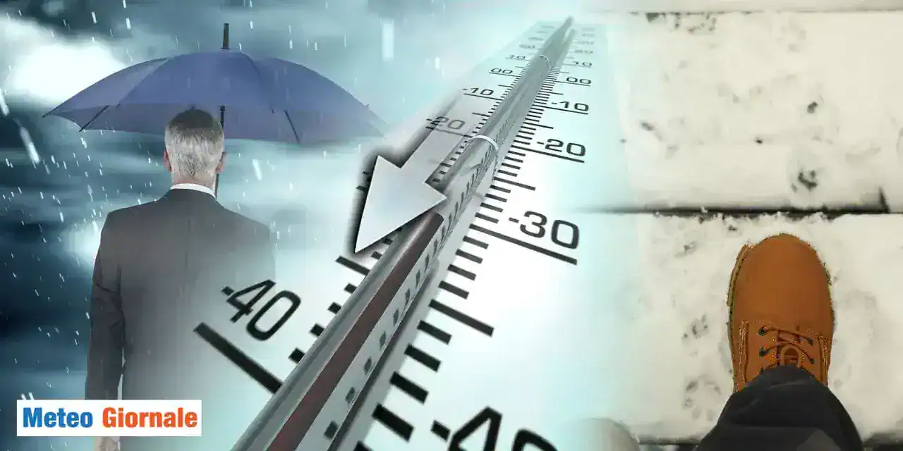 Meteo: calo delle temperature entro pochi giorni! Inizia un periodo invernale