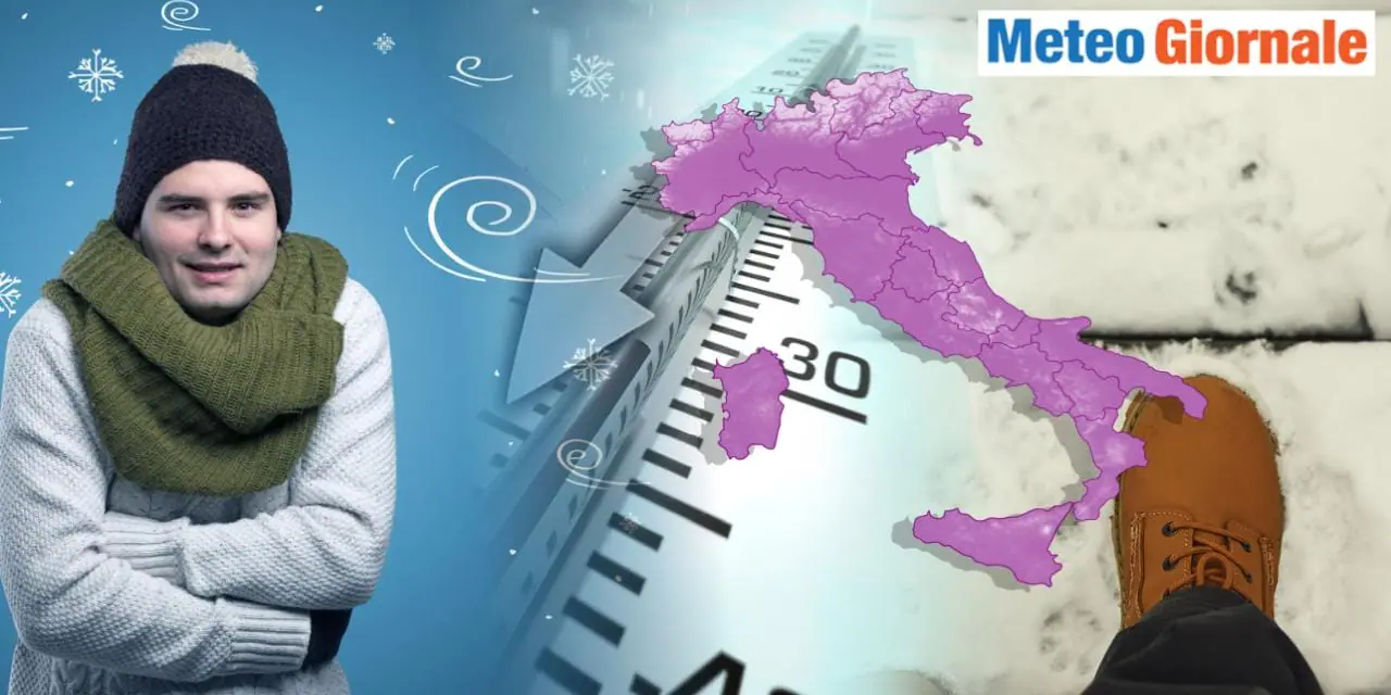 Meteo: tornano le gelate con temperature sottozero, l’Inverno sta arrivando