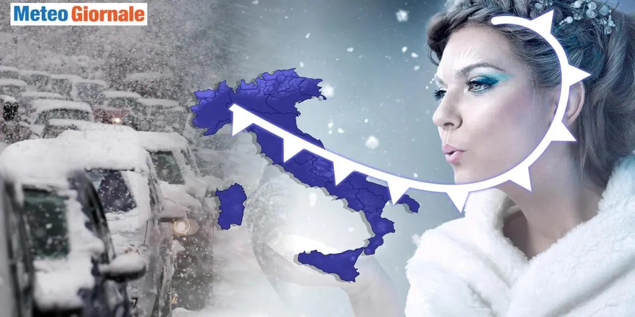 Ecco la neve in arrivo