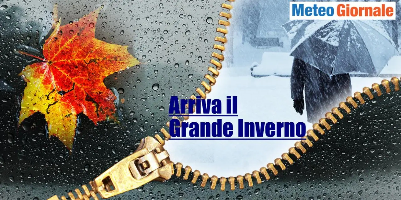 Meteo: dal maltempo all’arrivo dell’inverno tempestoso e rigido