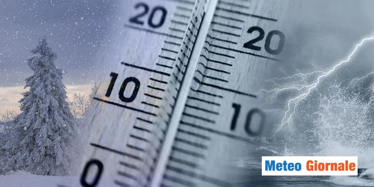 Meteo: temperature in calo drastico, irrompe l'inverno