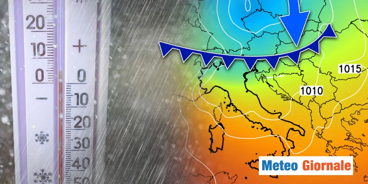 Meteo Italia: altro maltempo nel week-end, che CROLLO delle temperature