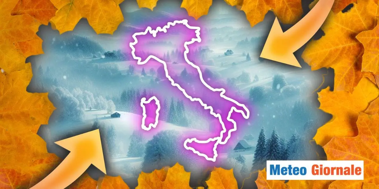 Meteo: dall'autunno si passa all'inverno, occhio alla neve