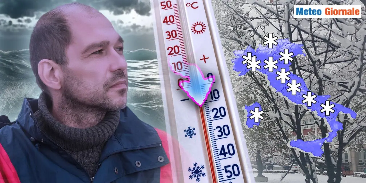 Meteo, ecco la prima neve in pianura in Italia. Prime indicazioni