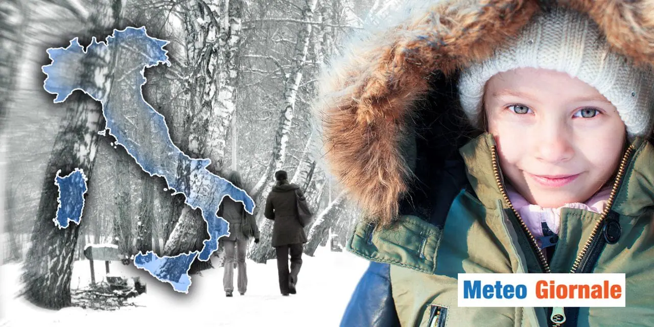 Meteo: finale di novembre da capogiro tra freddo e maltempo