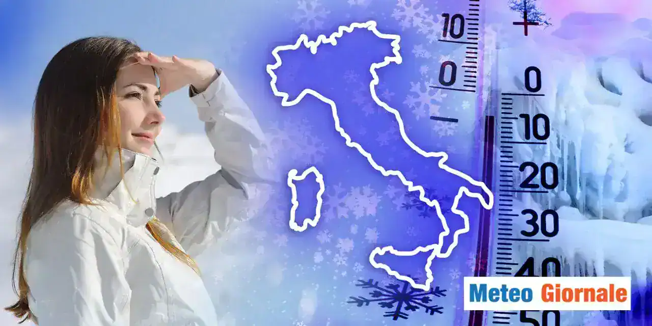 Meteo: la prima forte ondata di freddo, arriva anche la neve