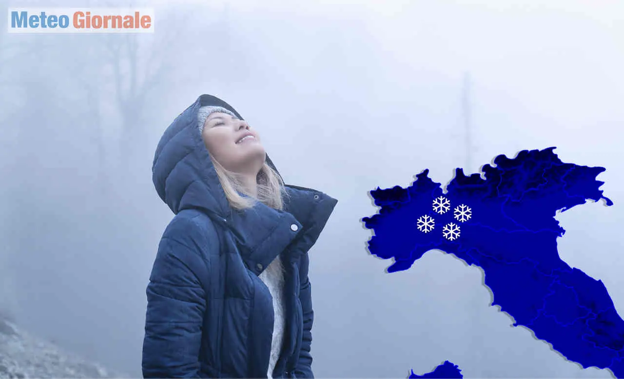 Meteo: Valle Padana, avvento del "gelo" con cuscinetto freddo. Tutto pronto per la neve