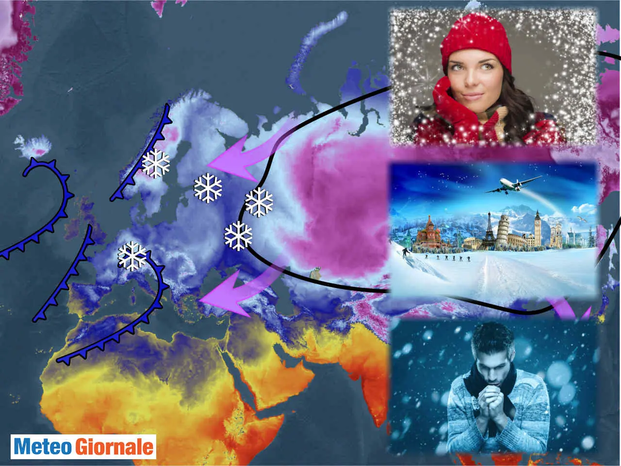 Esplosione Artica o Arctic blast: effetti meteo in Italia