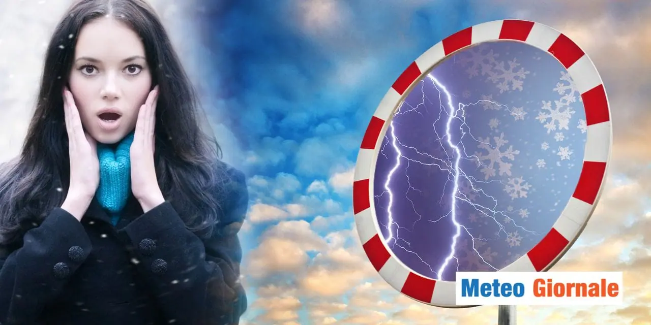 Meteo: novembre ci saluta con maltempo, freddo e fiocchi di neve