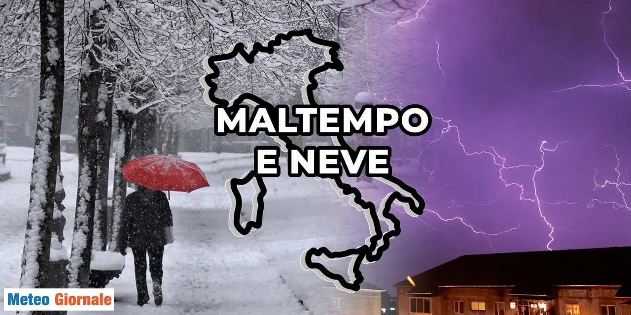 Meteo: nuova perturbazione a inizio settimana, sorprese bianche in vista!