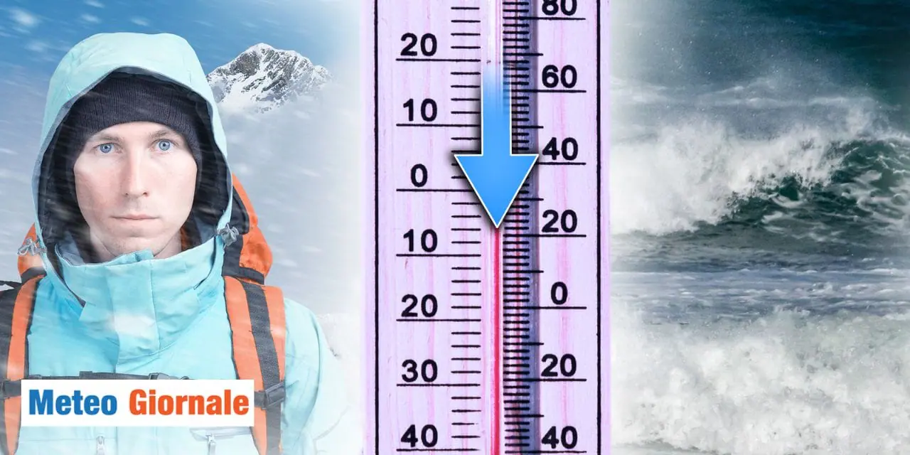 Meteo: temperature al ribasso, ecco l'assaggio d'inverno
