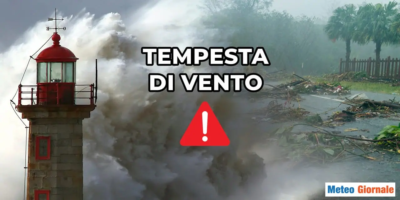 Meteo: in arrivo tempesta di vento nel weekend!