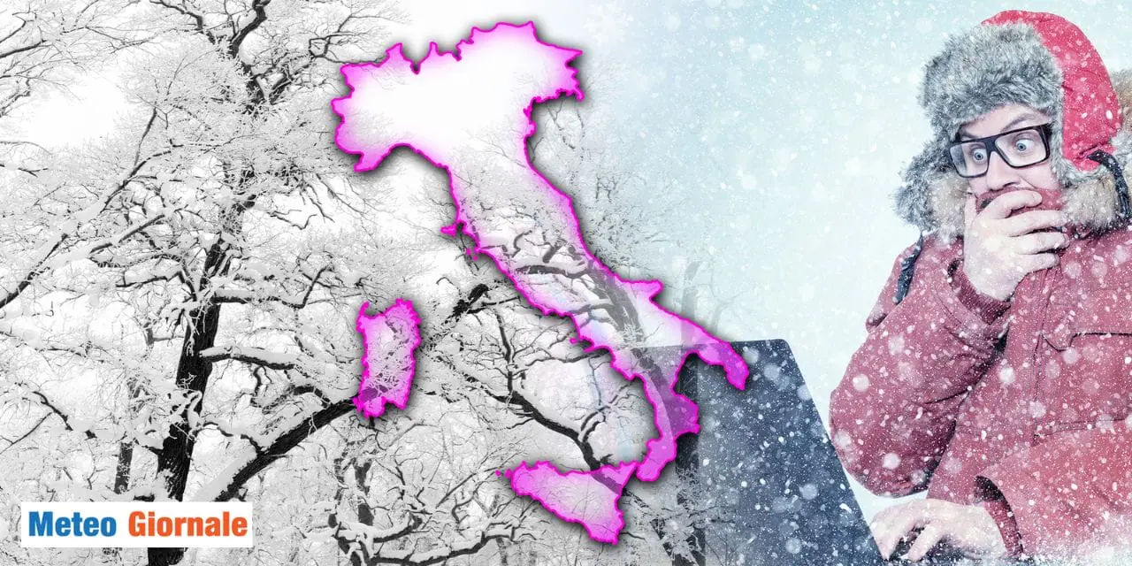 Previsioni meteo: l’arrivo della neve, scopriamo in quali zone