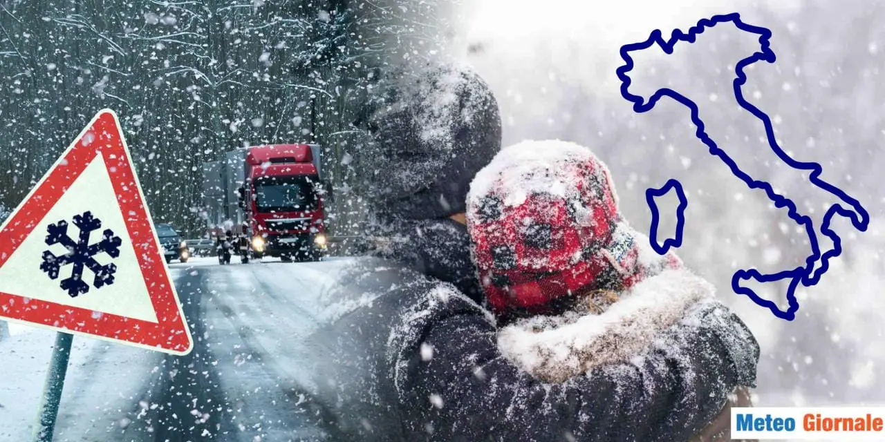Meteo: l’Inverno alla conquista dell’Italia, ecco dove arriverà la neve