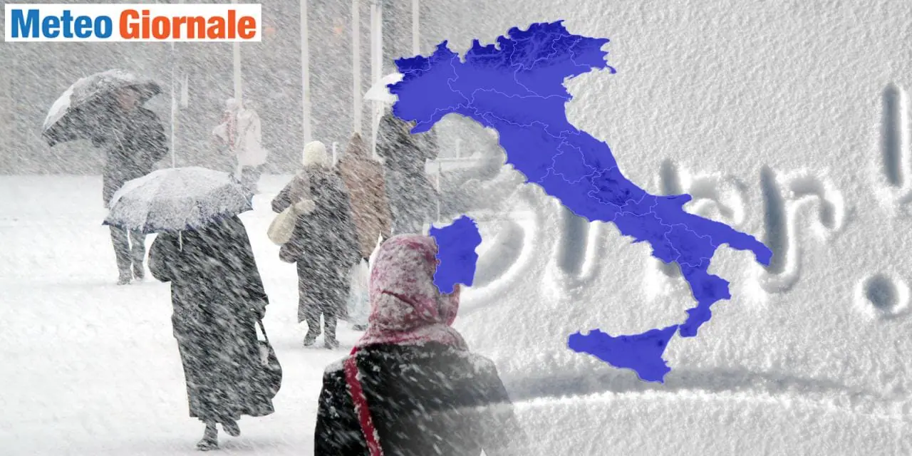Meteo: neve in arrivo con sorprese possibili sino in pianura