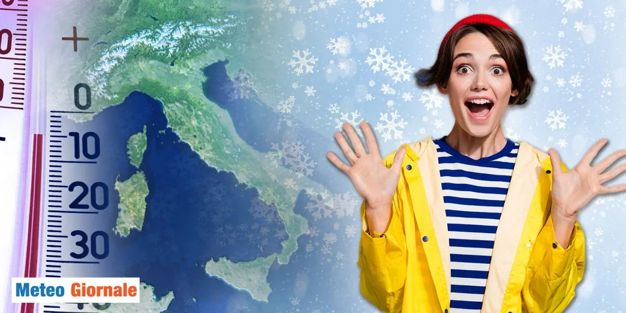 Le intense nevicate in Valle Padana: saranno un fenomeno sorprendente