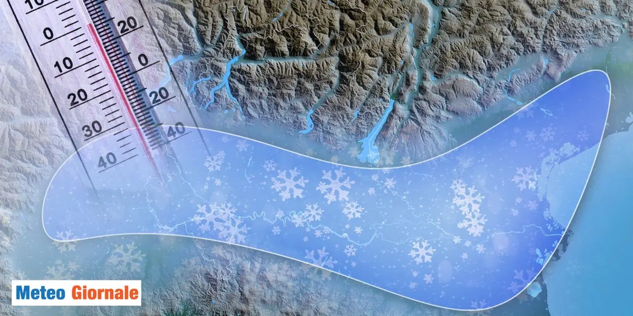 Meteo dicembre: col "cuscinetto" freddo probabile nevicata in pianura