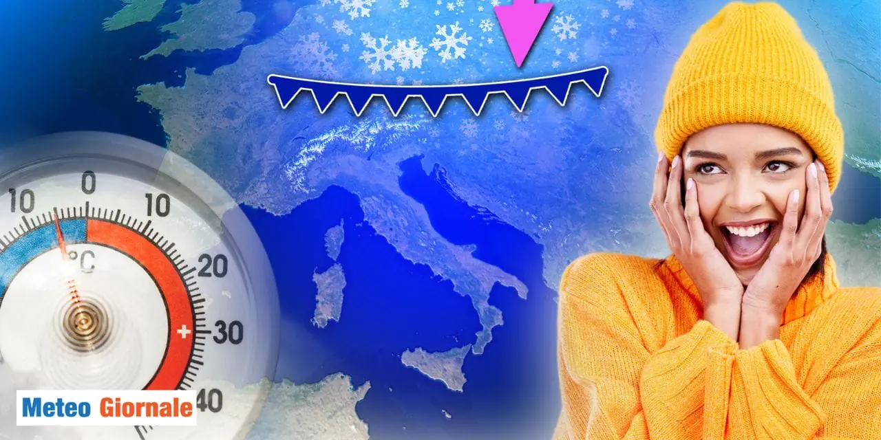 Fine settimana gelido: venti freddi dal Nord sferzano il Mediterraneo