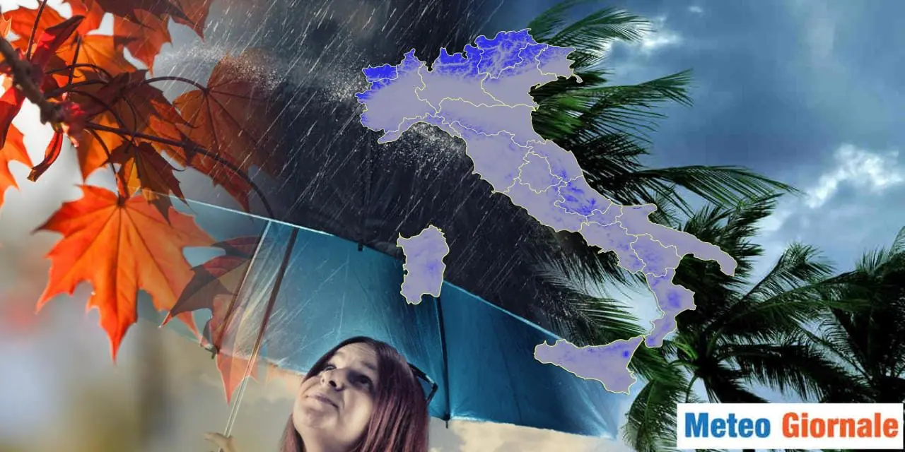 Weekend variabile con altra pioggia