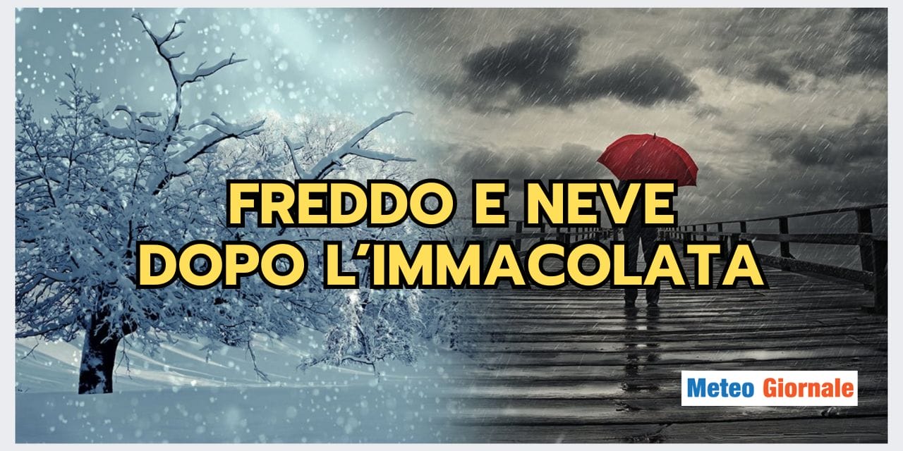 Meteo: torna l’Atlantico dopo l’Immacolata