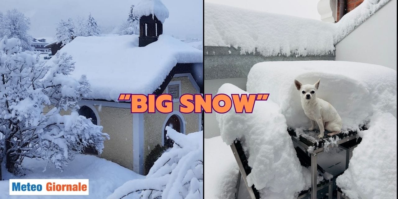 'Big Snow': previsioni meteo di neve su Italia ormai imminente. I dettagli