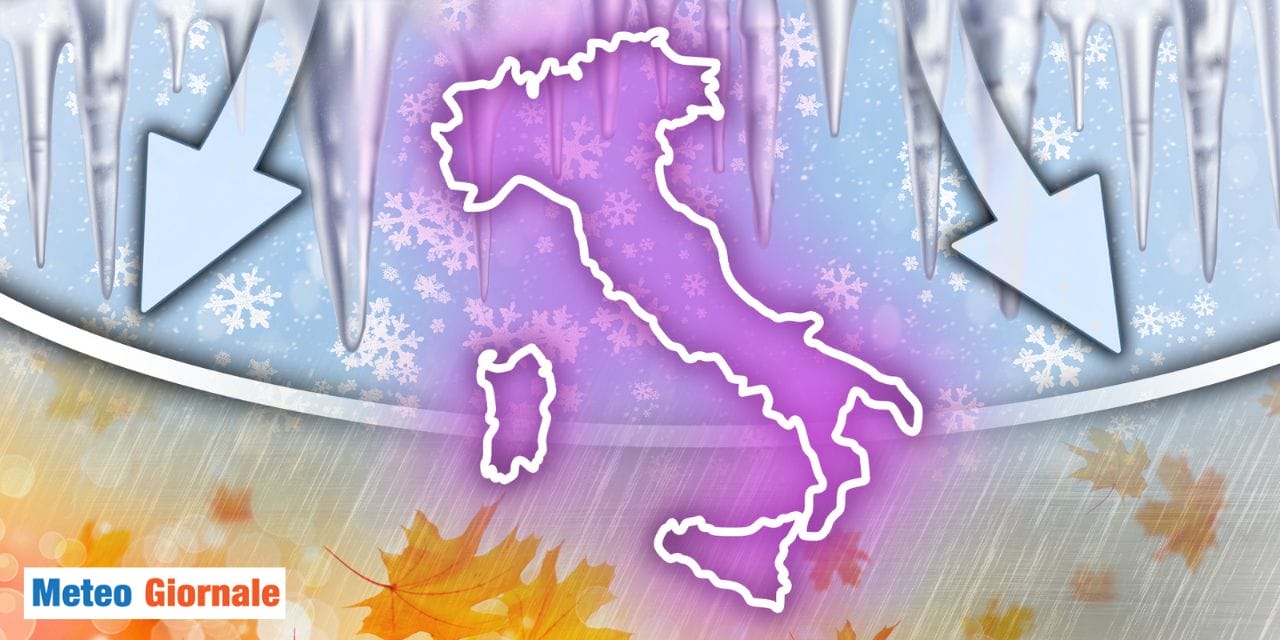 Previsioni meteo: calo termico e nevicate in arrivo, scopriamo le zone interessate