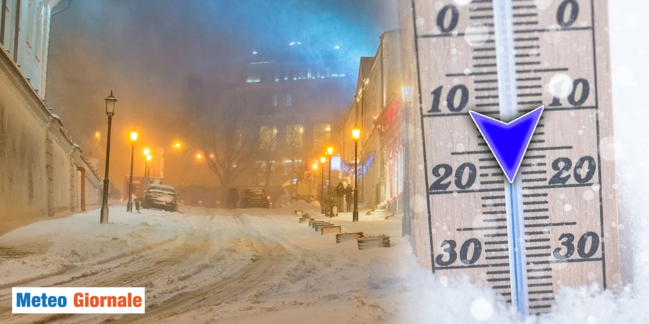 Previsioni meteo: crollo termico, nevicate al Nord Italia da lunedì