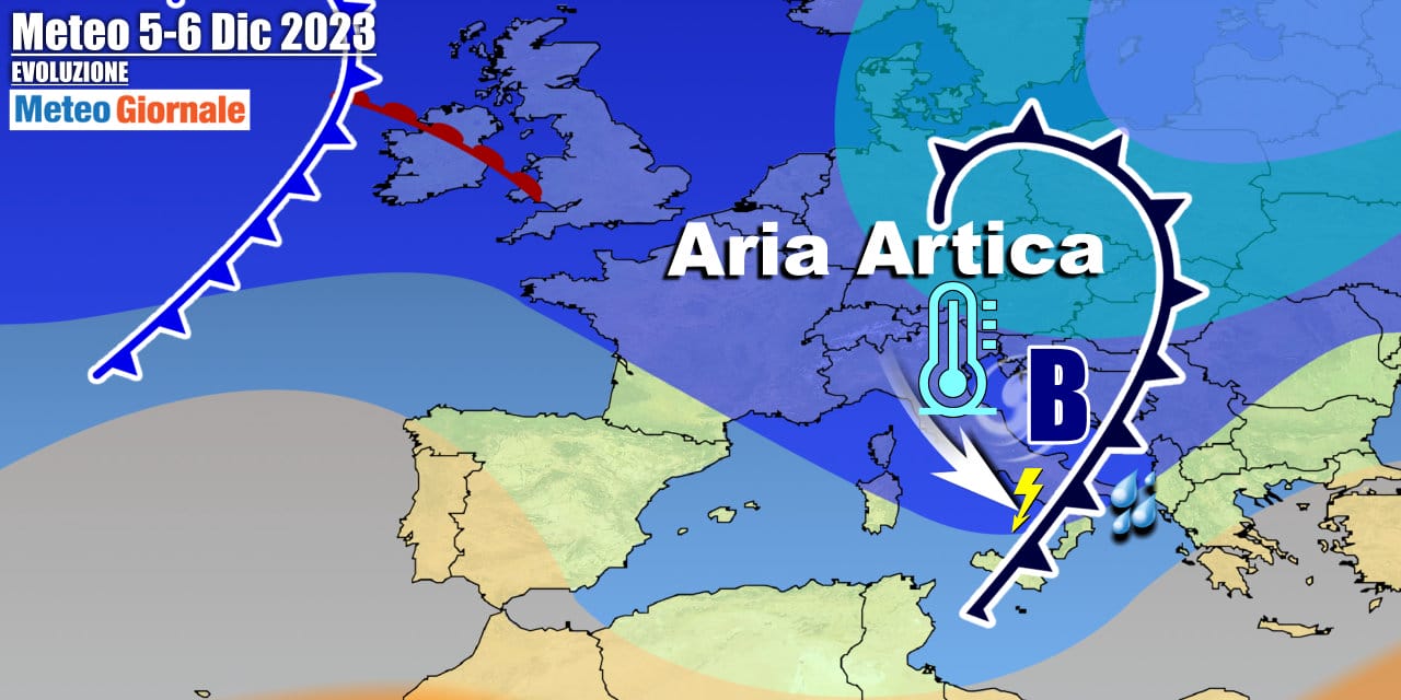 Meteo Italia: arriva maltempo invernale, neve anche in pianura