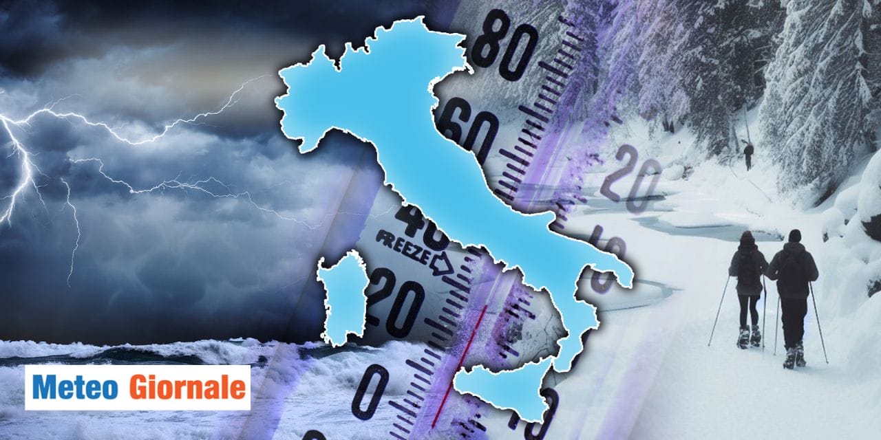 Meteo: dicembre, che partenza! Arrivano pioggia e NEVE
