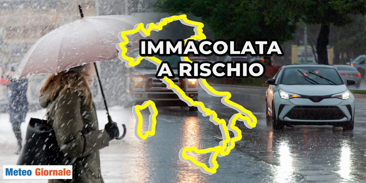 Meteo: si prospetta forte maltempo sul Ponte dell'Immacolata