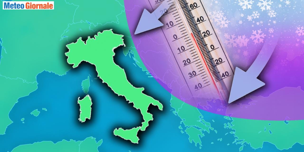 Meteo: weekend freddo con tracollo termico e neve