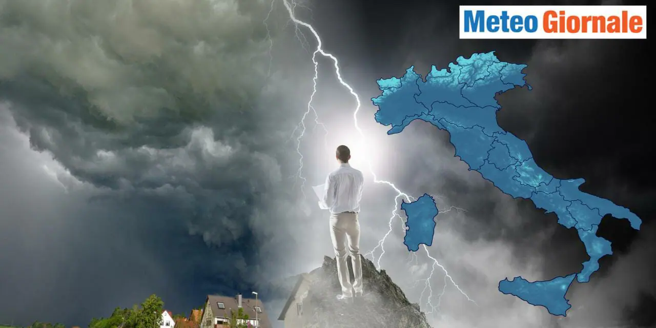Meteo weekend: primi temporali anche forti che annunciano il ribaltone